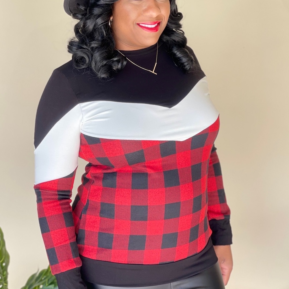 Buffalo Color Block Top